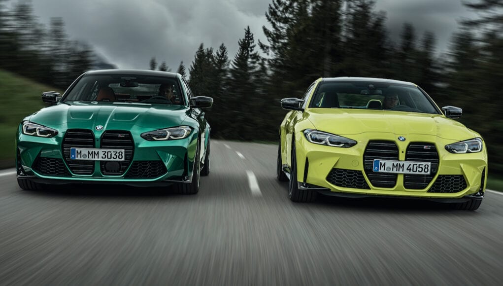 2021 BMW M3 and M4