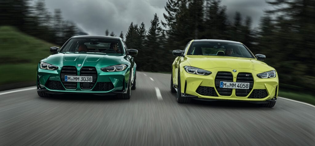 2021 BMW M3 and M4