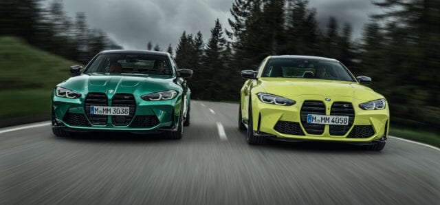 2021 BMW M3 and M4