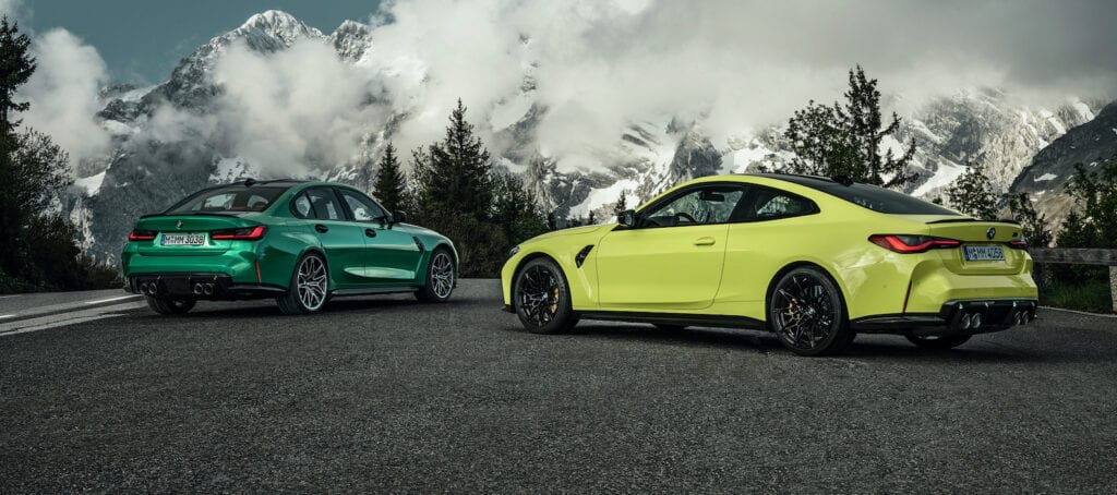 2021 BMW M3 and M4