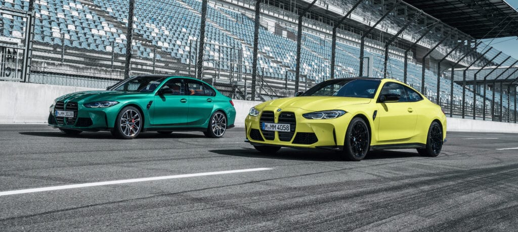 2021 BMW M3 and M4