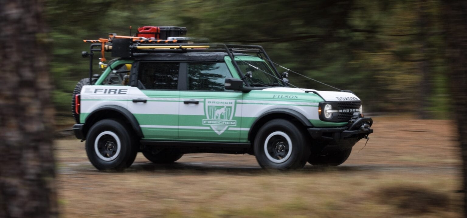 Ford Bronco + Filson Wildland Fire concept supports the National Forest ...