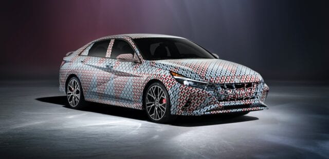 Hyundai Elantra N teased Hyundai Elantra N