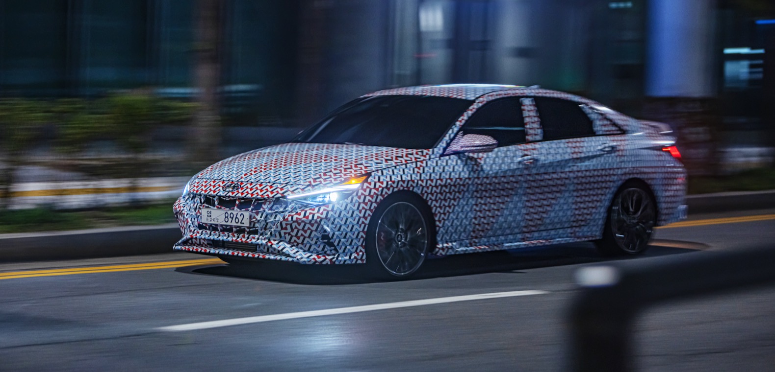 2022 Hyundai Elantra N spotted in testing mode on the