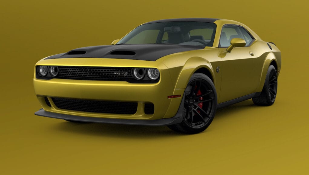 2021 Dodge Challenger SRT Hellcat Widebody in Gold Rush