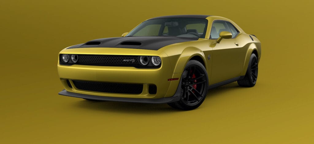 2021 Dodge Challenger SRT Hellcat Widebody in Gold Rush