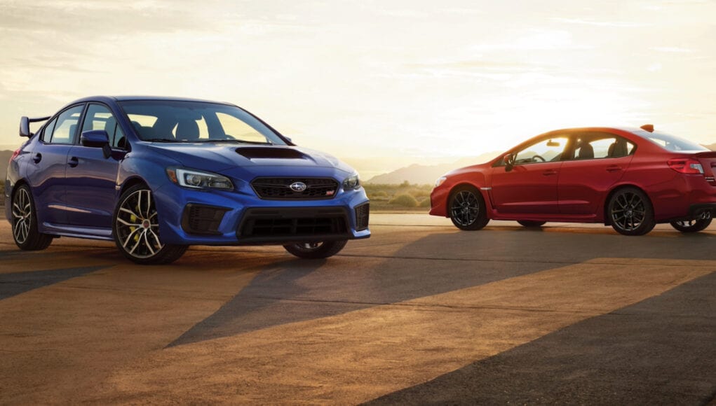 2021 Subaru WRX and WRX STI