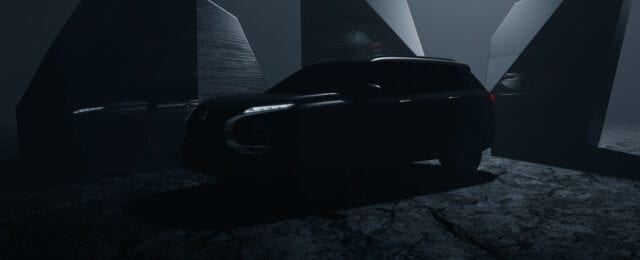 2022 Mitsubishi Outlander teased, will debut in February 2022 Mitsubishi Outlander Teaser