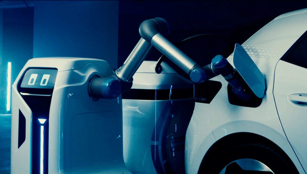 Volkswagen mobile charging robot