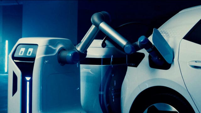 Volkswagen mobile charging robot