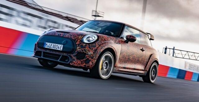 Mini teases an electric John Cooper Works model electric John Cooper Works