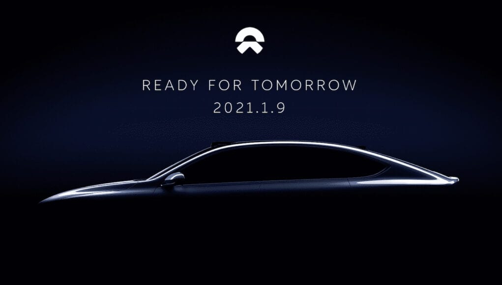 NIO sedan teaser