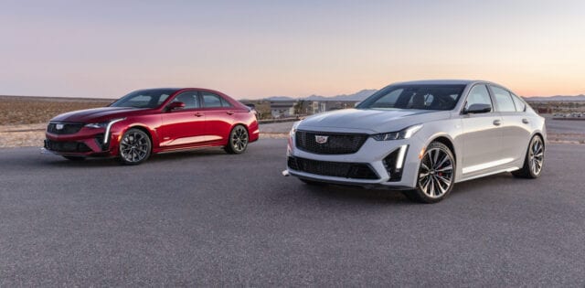 2022 Cadillac CT4-V Blackwing and CT5-V Blackwing