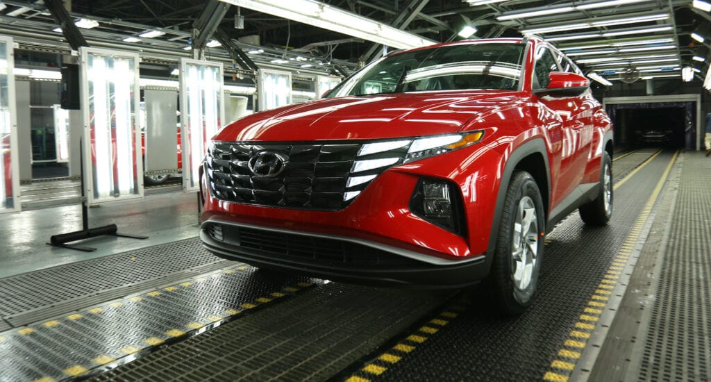 2022 Hyundai Tucson Production