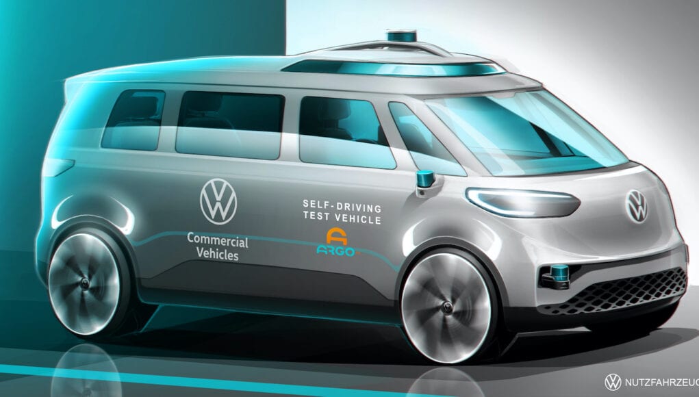 Autonomous VW ID. Buzz