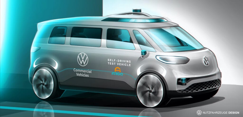 Autonomous VW ID. Buzz