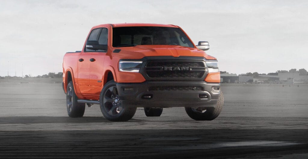 2021 Ram 1500 Built to Serve Edition in Spitfire exterior color