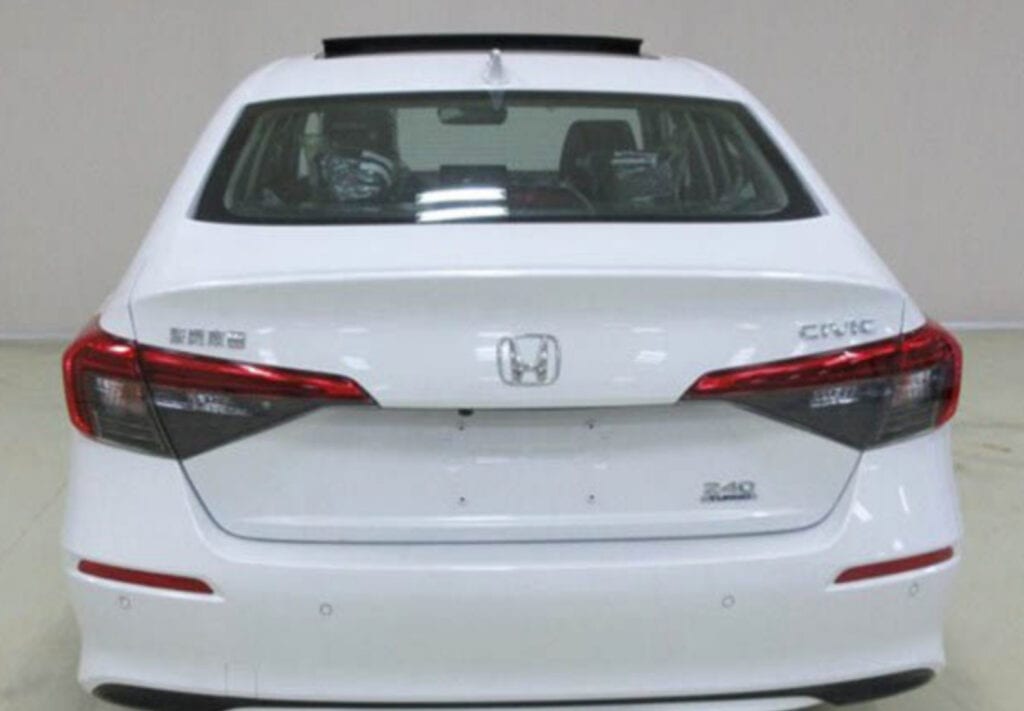 2022 Honda Civic Sedan Leak