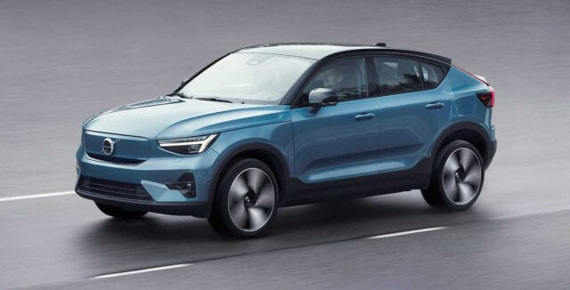 2022 Volvo C40 Recharge electric crossover coupe will be sold only online 2022 Volvo C40 Recharge