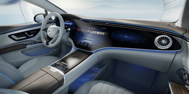 2022 Mercedes-Benz EQS interior is packed with tech 2022 Mercedes-Benz EQS