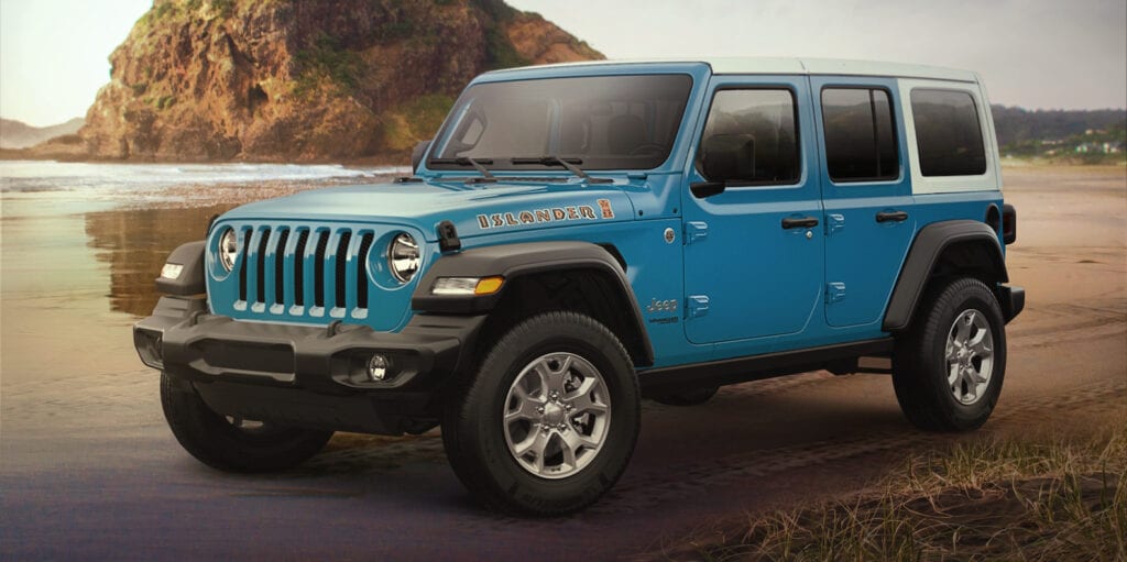 2021 Jeep Wrangler Islander and Jeep Renegade Islander