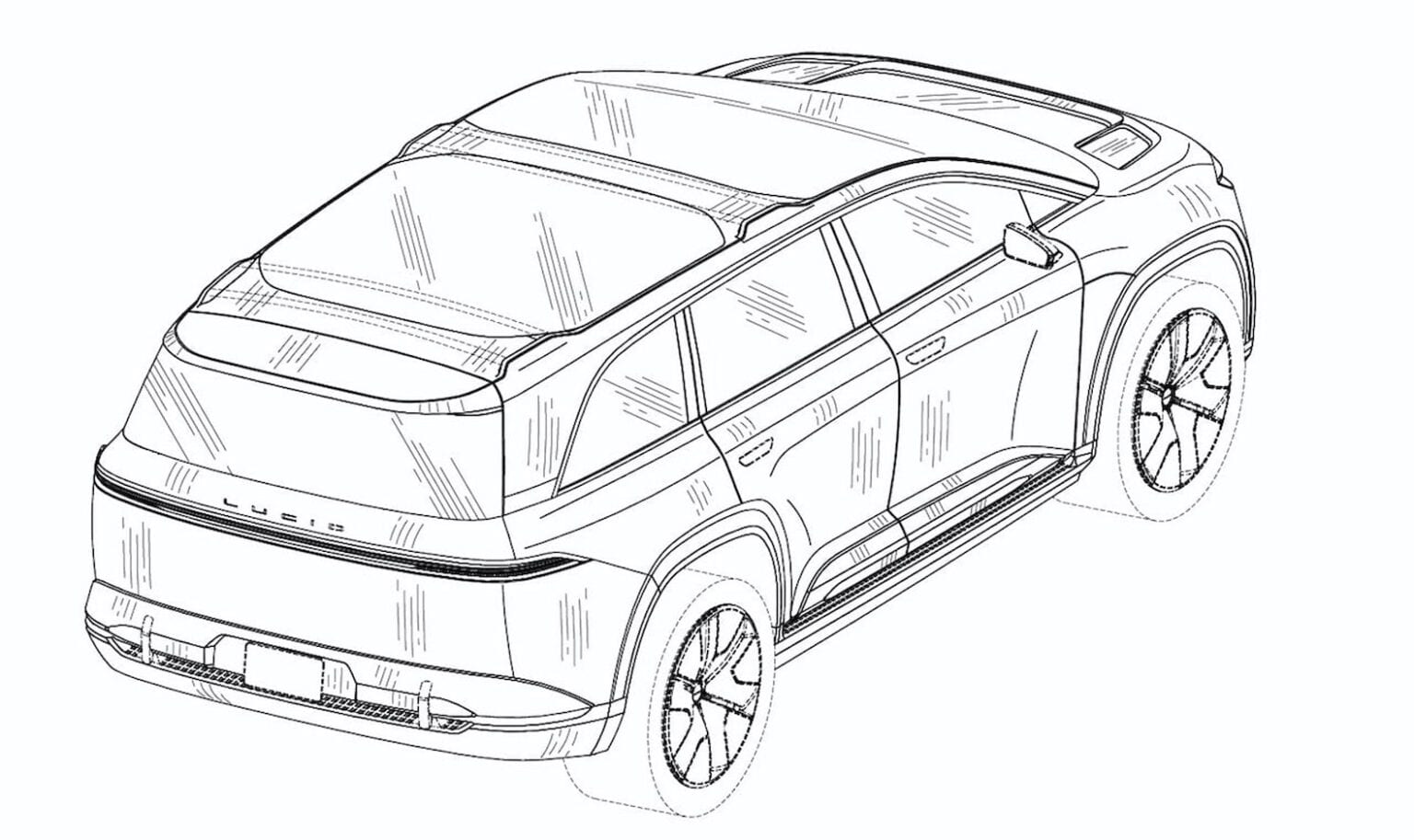 Lucid Gravity electric SUV leaked in patent drawings The Torque Report