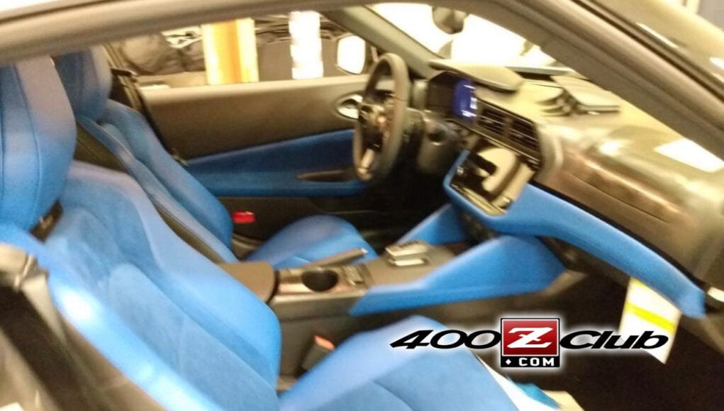 2022 Nissan Z Blue Interior