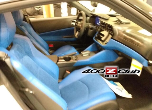 2022 Nissan Z Blue Interior