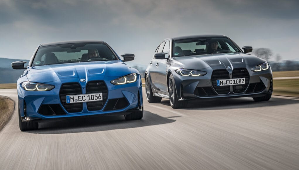 2022 BMW M3 and M4 Competition xDrive