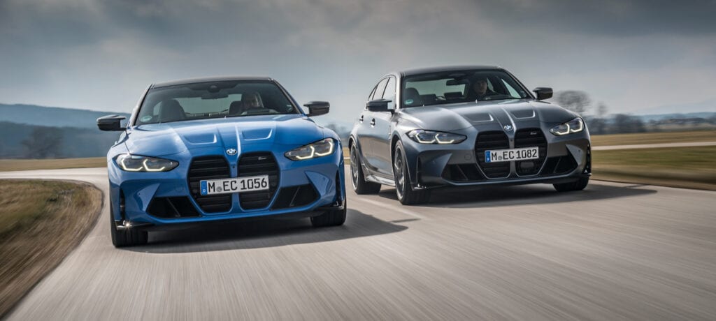 2022 BMW M3 and M4 Competition xDrive