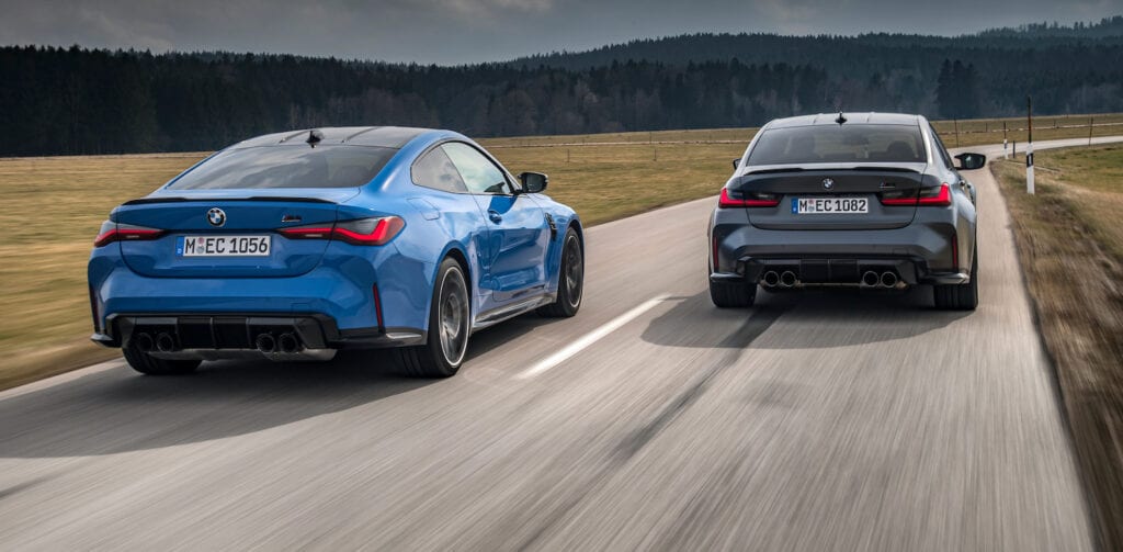 2022 BMW M3 and M4 Competition xDrive