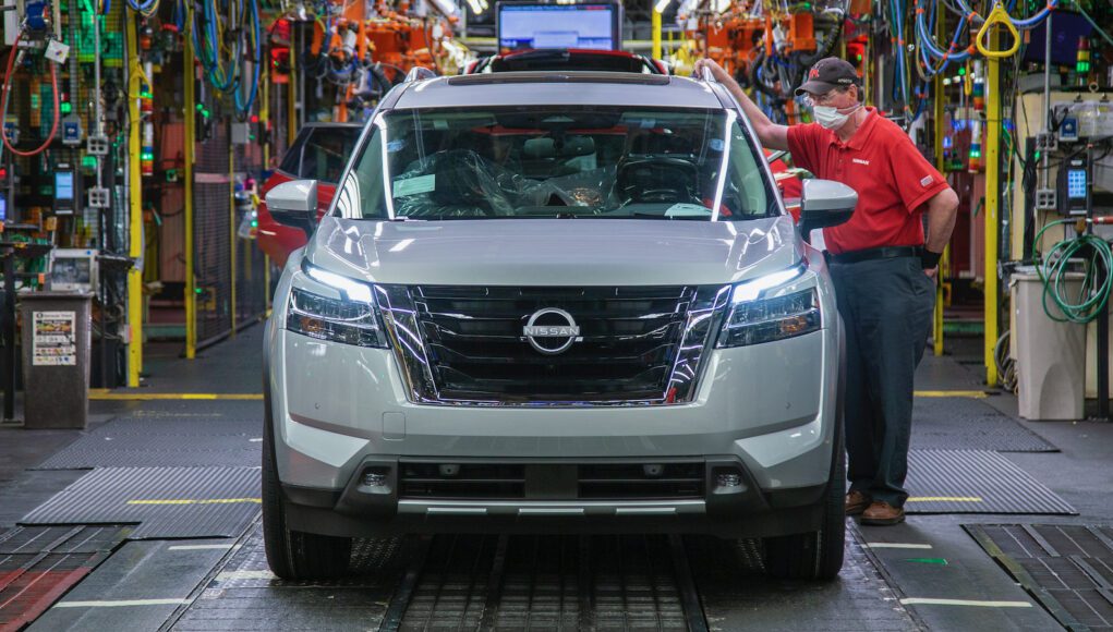 2022 Nissan Pathfinder Production