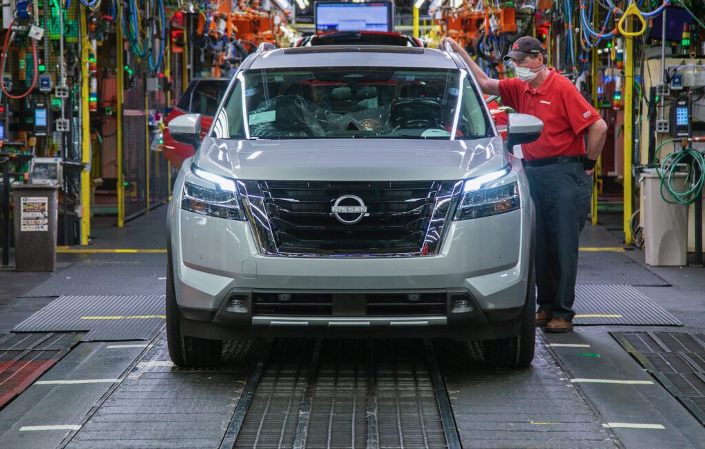 2022 Nissan Pathfinder Production