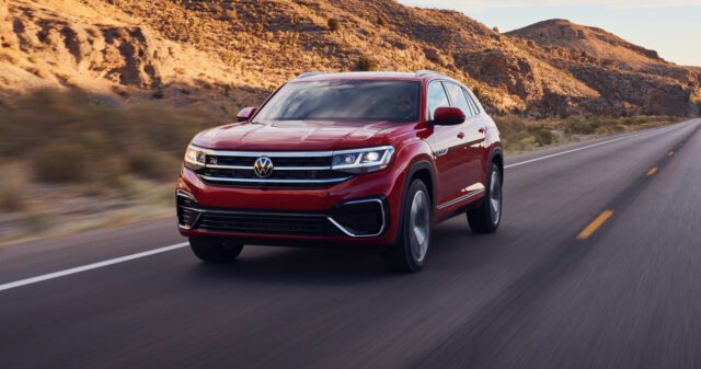 Volkswagen Atlas Cross Sport exterior design with sporty yet practical styling