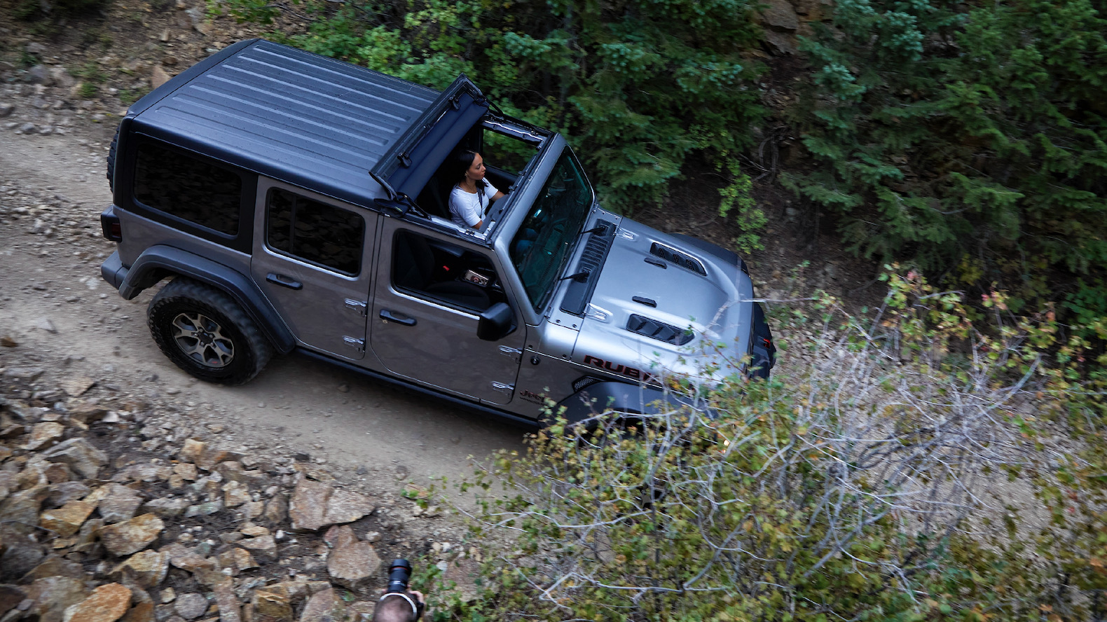 2021 Jeep Wrangler Rubicon with Sunrider Flip Top for Hardtop