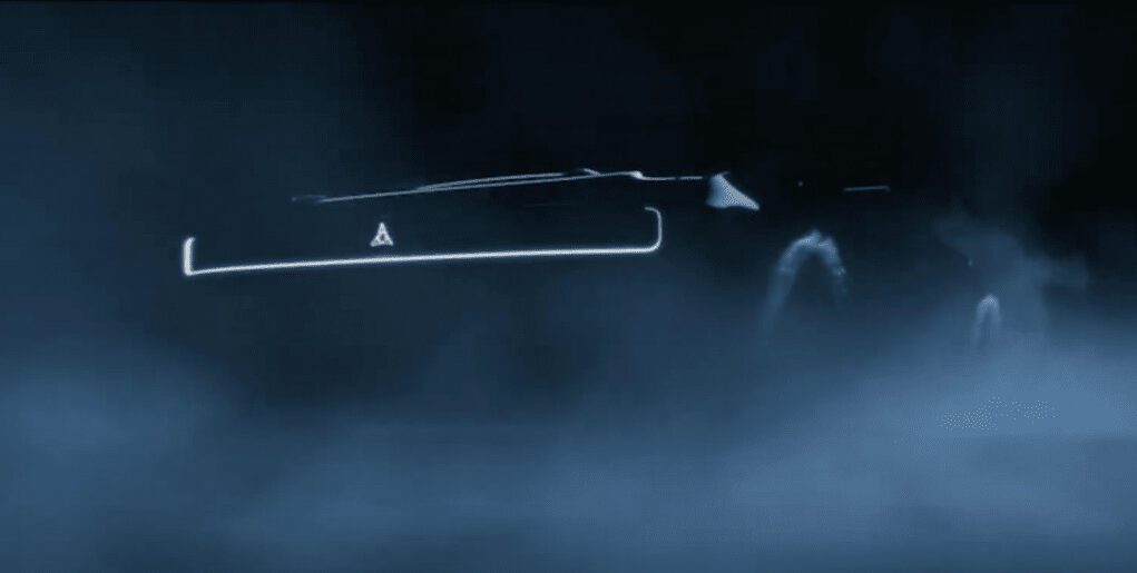 electric dodge muscle car teaser