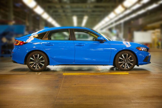 2022 Honda Civic hatchback production