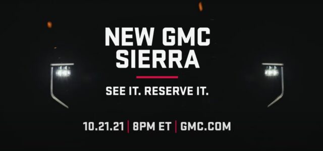 2022 GMC Sierra teaser