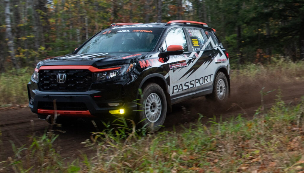 2022 Honda Passport rally truck