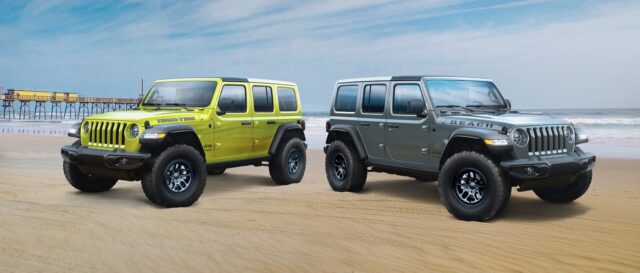 2022 Jeep Wrangler High Tide and 2022 Jeep Wrangler Jeep Beach