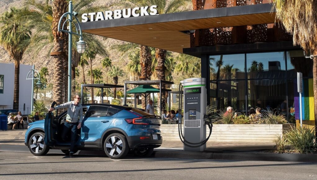 Volvo and Starbucks