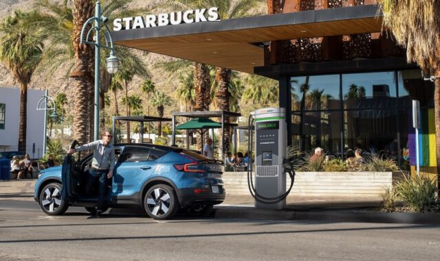 Volvo and Starbucks