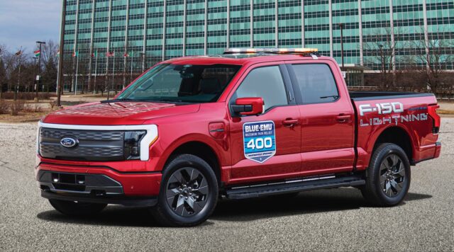 Ford F-150 Lightning pace vehicle