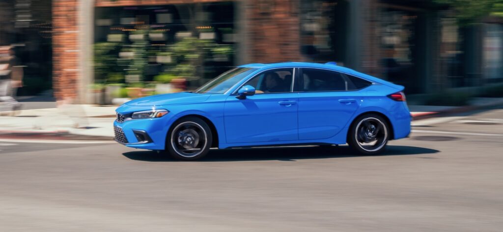 2022 Honda Civic Hatchback with Accessory Wheels