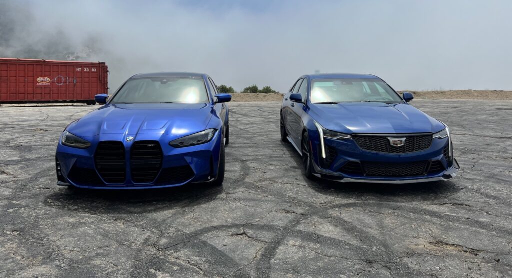 2022 BMW M3 vs. Cadillac CT4-V Blacking Review