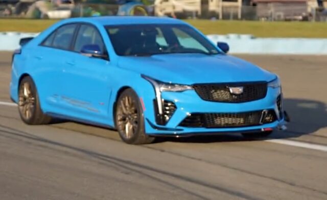 2023 Cadillac CT4-V Blackwing Track Edition teased ahead of its July debut 2023 Cadillac CT4-V Blackwing Track Edition