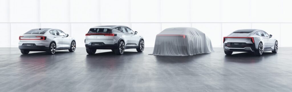 Polestar 2, 3, 4, 5