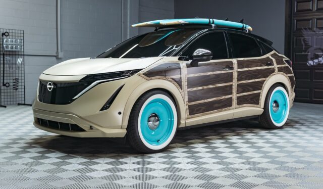Nissan Ariya Surfwagon, Z and Sunny Leaf Project headed to SEMA Ariya Surfwagon Concept
