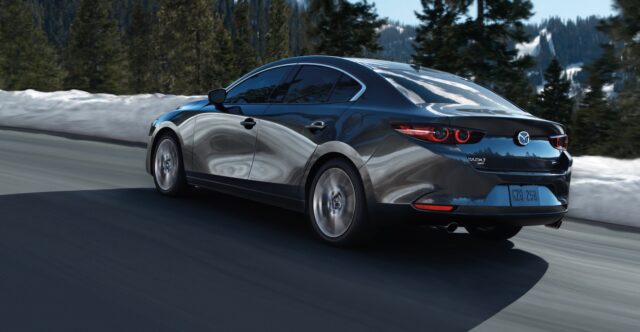 Mazda 3 is only small sedan to excel in new IIHS side crash test 2023 Mazda 3