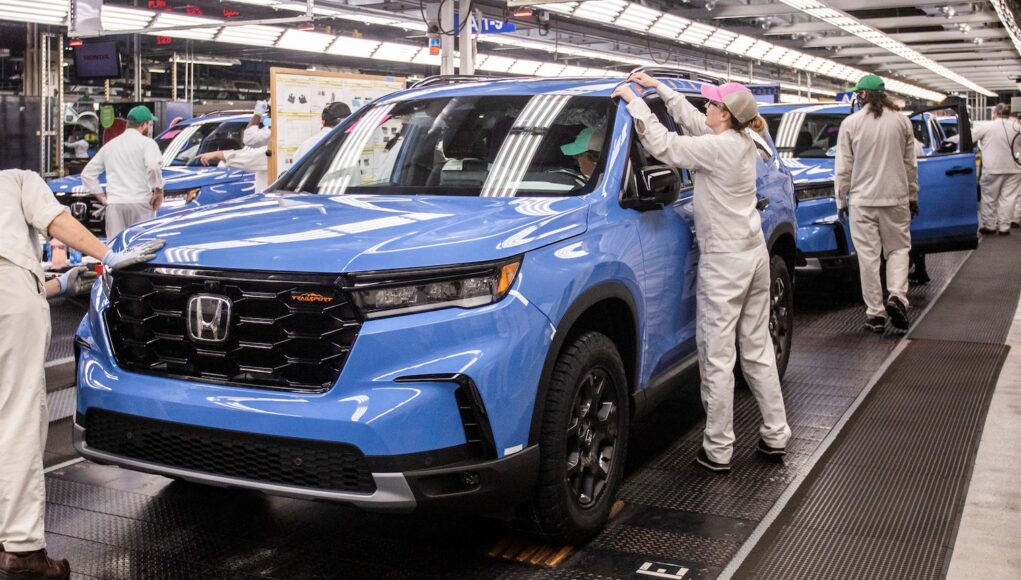 2023 Honda Pilot Production